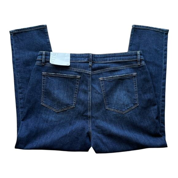 Loft Women's The Curvy Skinny Fit Mid Rise Jeans Regular Size32/14 Stretch‎ - Picture 6 of 12